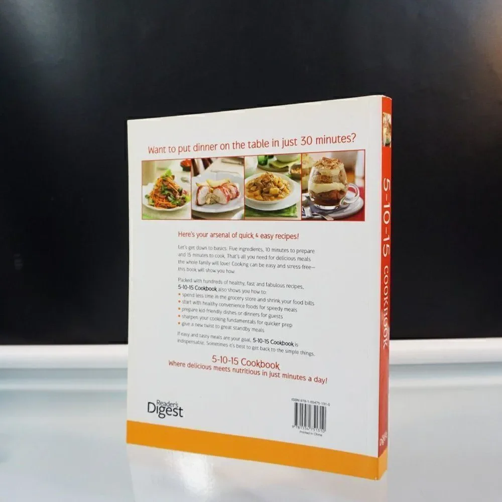 Readers Digest Cookbook 5 Ingredients 10 Min Prep 15 Min Cook 2012 Paperback